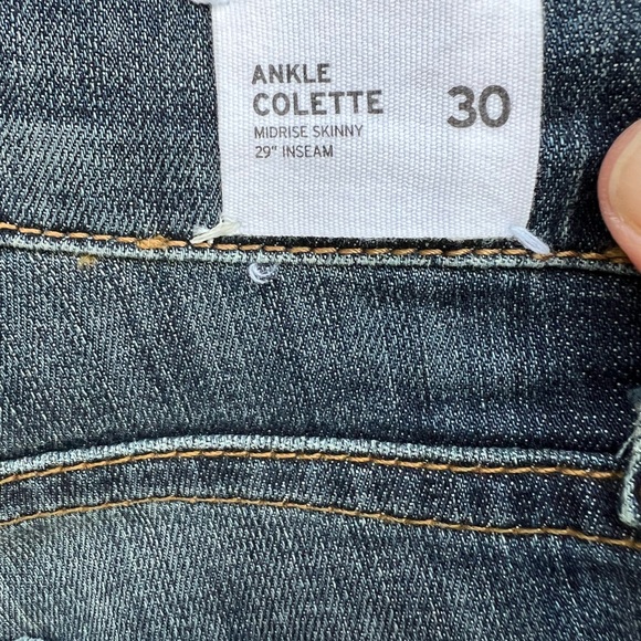 NWT Hudson Size 30 Midrise Skinny Ankle Colette Jean - Picture 6 of 11